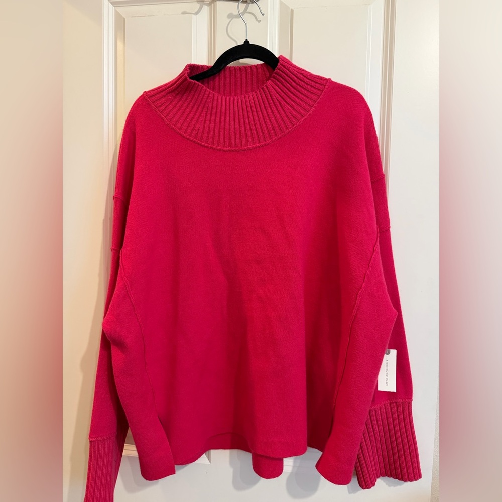 Maeve by Anthropology hot pink long sleeve new with tags sweater.